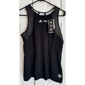 NEW Adidas Roland Garros Paris RGY3 Black Tank Top Tennis Y-3 Women's Size Med
